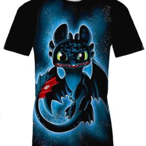 Night Dragon - All Over Apparel - T-Shirt / S - www.secrettees.com