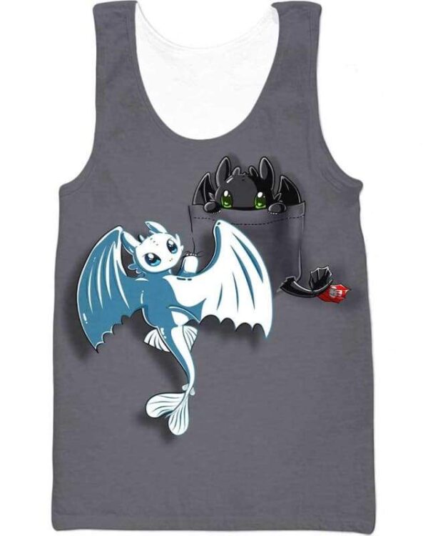 Night Fury Pocket - All Over Apparel - Tank Top / S - www.secrettees.com