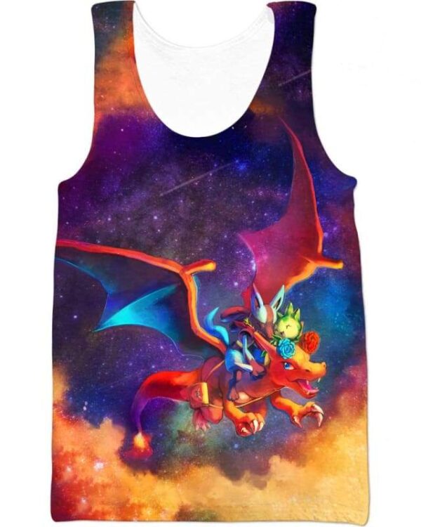 Night Sky - All Over Apparel - Tank Top / S - www.secrettees.com