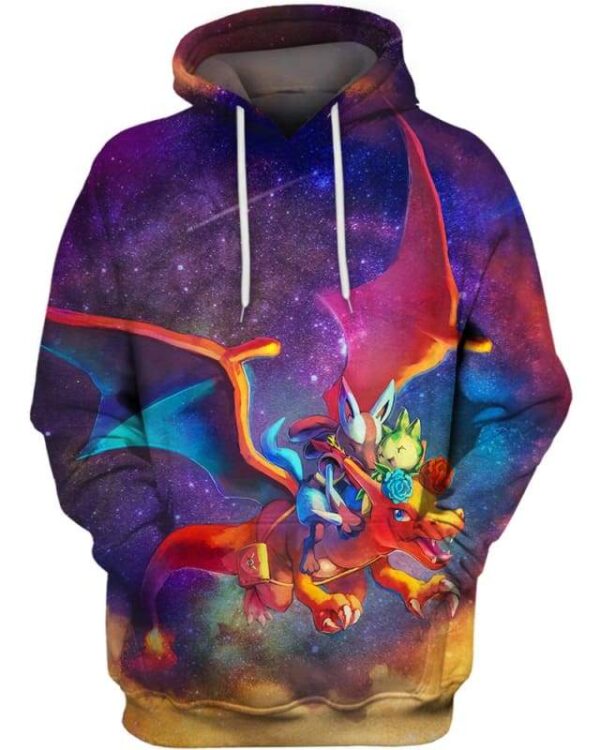 Night Sky - All Over Apparel - Zip Hoodie / S - www.secrettees.com