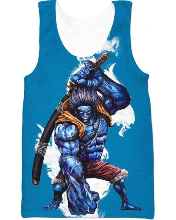 Nightmare Luffy - All Over Apparel - Tank Top / S - www.secrettees.com