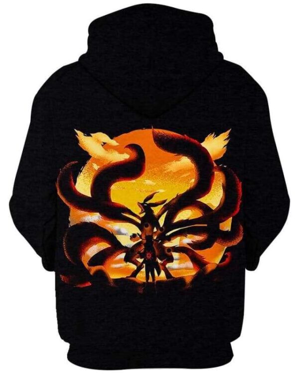 Nine-Tailed Fox Roar - All Over Apparel - www.secrettees.com