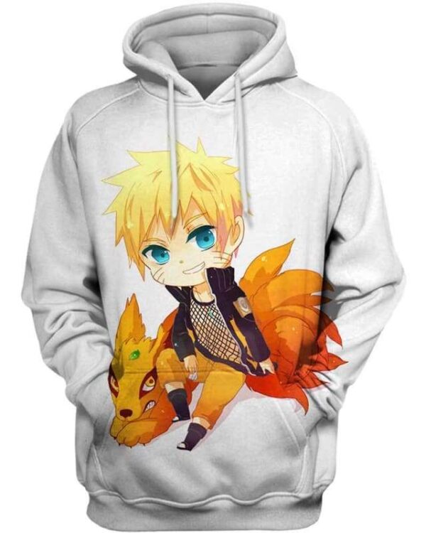 Ninja Friendship - All Over Apparel - Hoodie / S - www.secrettees.com