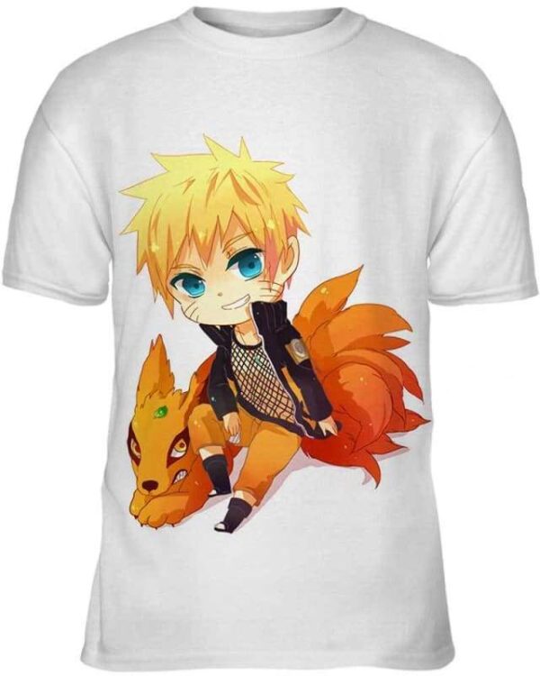 Ninja Friendship - All Over Apparel - Kid Tee / S - www.secrettees.com