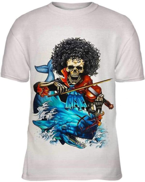 Ocean Symphony - All Over Apparel - Kid Tee / S - www.secrettees.com