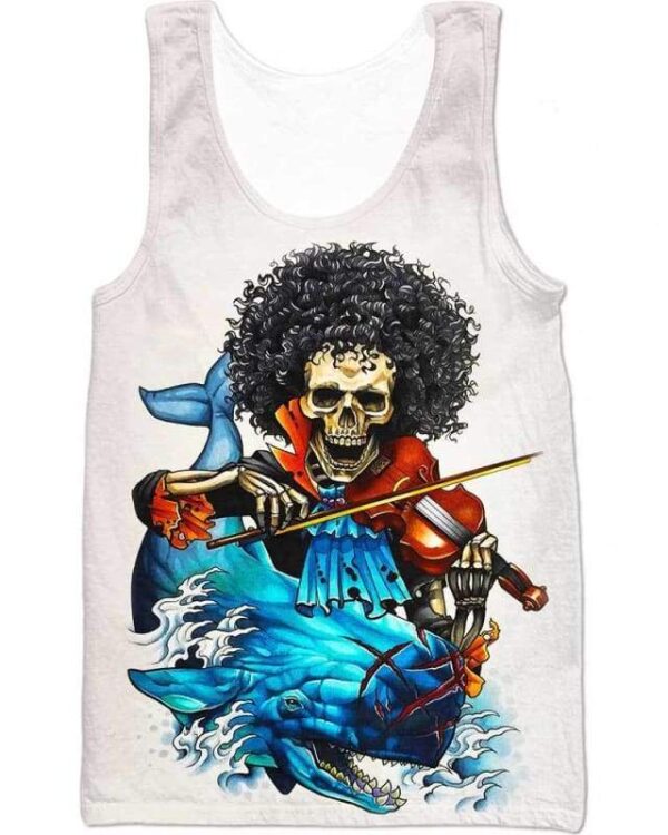 Ocean Symphony - All Over Apparel - Tank Top / S - www.secrettees.com