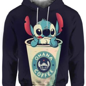 Ohana Coffee - All Over Apparel - Hoodie / S - www.secrettees.com