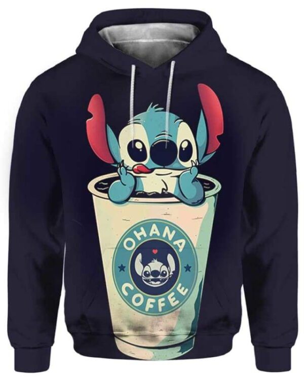 Ohana Coffee - All Over Apparel - Hoodie / S - www.secrettees.com