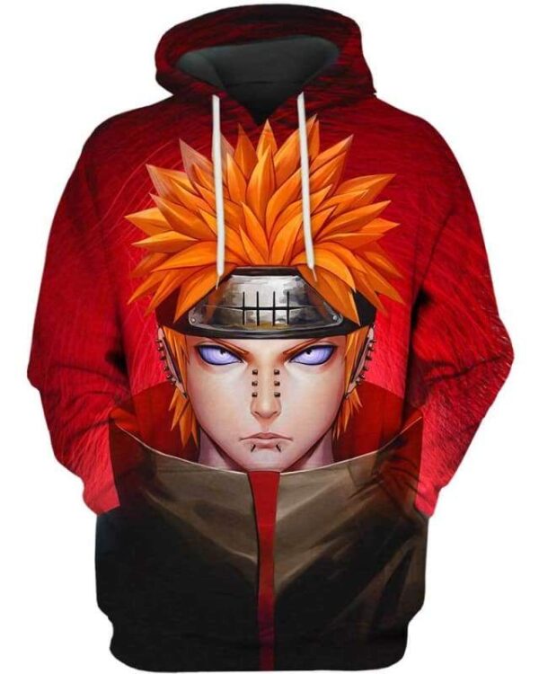 Pain Nagato - All Over Apparel - Hoodie / S - www.secrettees.com