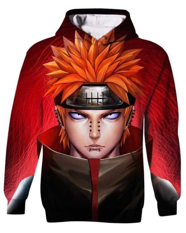 Pain Nagato - All Over Apparel - Kid Hoodie / S - www.secrettees.com