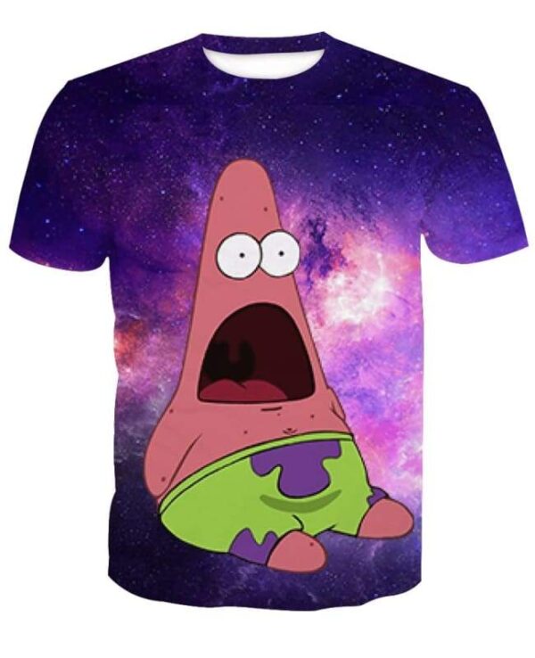 Patrick Star Galaxy 3D T-shirt - All Over Apparel - T-Shirt / S - www.secrettees.com