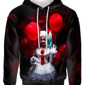 Pennywise Quinn - All Over Apparel - Hoodie / S - www.secrettees.com