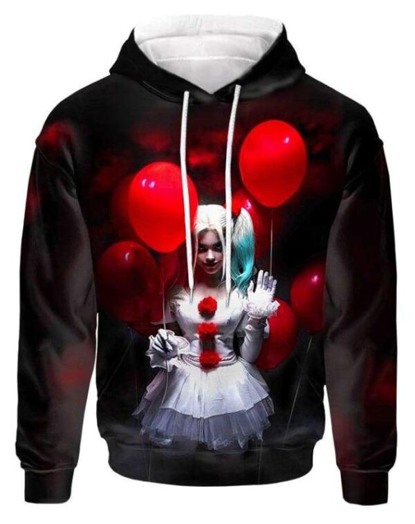 Pennywise Quinn - All Over Apparel - Hoodie / S - www.secrettees.com