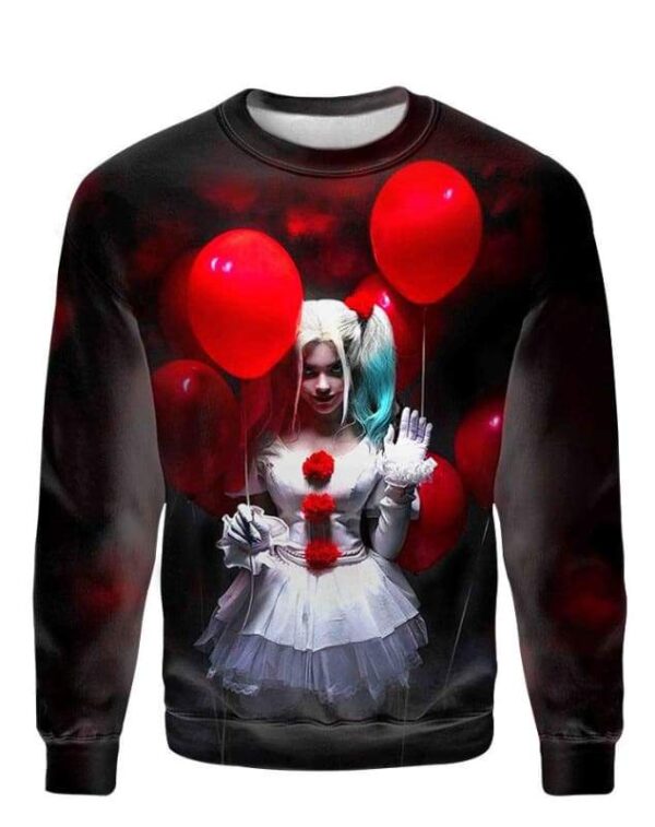 Pennywise Quinn - All Over Apparel - Sweatshirt / S - www.secrettees.com