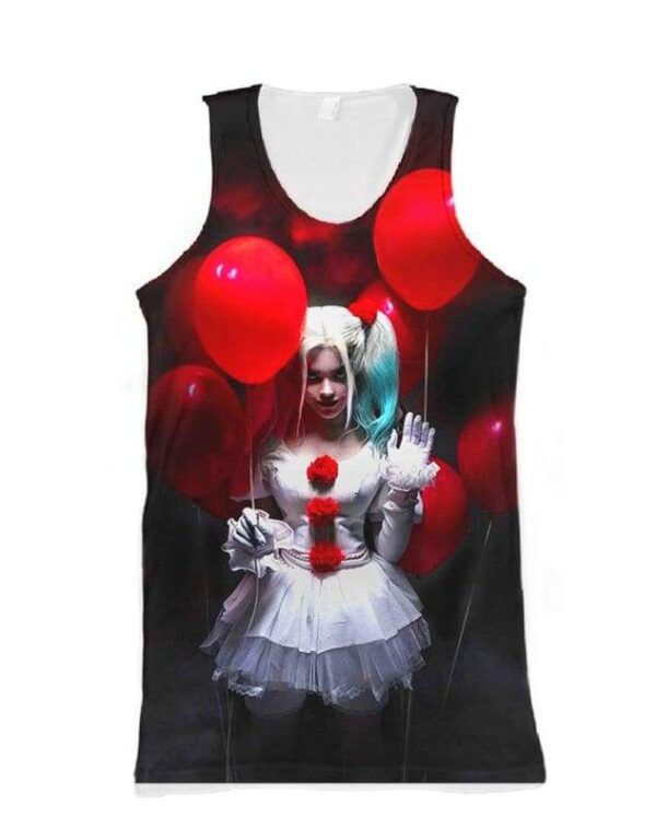 Pennywise Quinn - All Over Apparel - Tank Top / S - www.secrettees.com