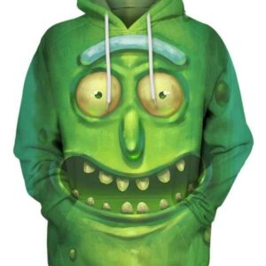 Pickle Rick Costume - All Over Apparel - Hoodie / S - www.secrettees.com