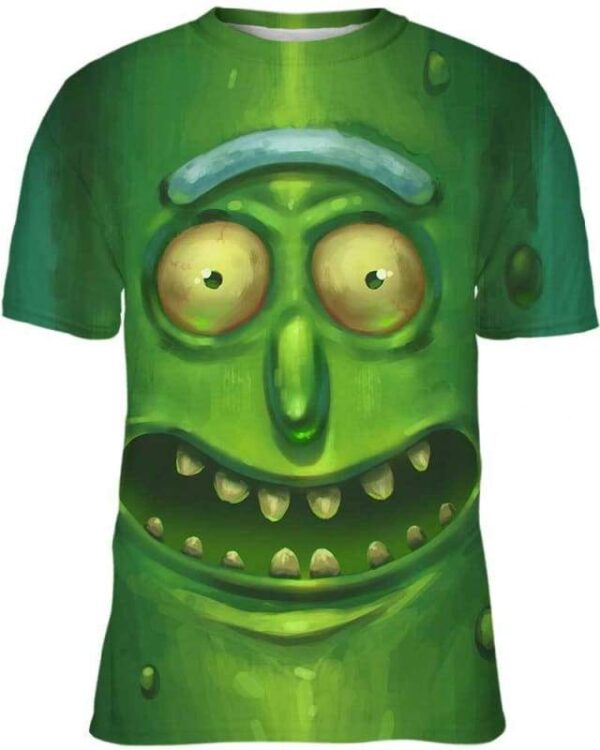 Pickle Rick Costume - All Over Apparel - Kid Tee / S - www.secrettees.com
