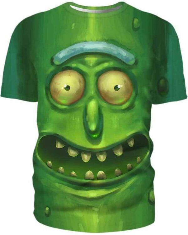 Pickle Rick Costume - All Over Apparel - T-Shirt / S - www.secrettees.com