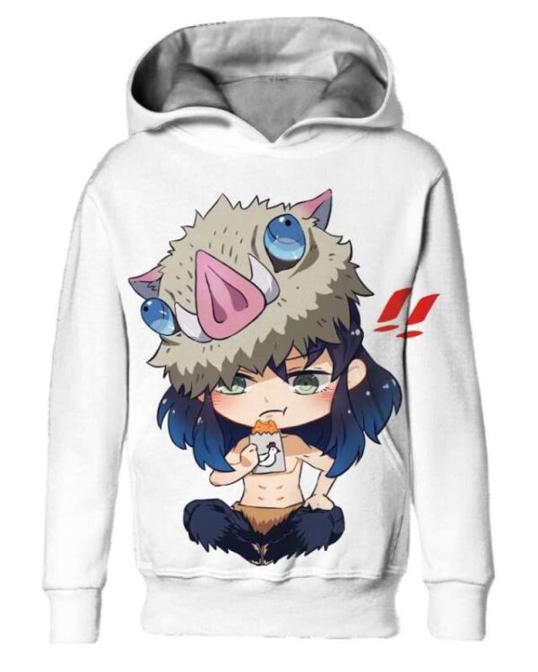 Pig Boy - All Over Apparel - Kid Hoodie / S - www.secrettees.com