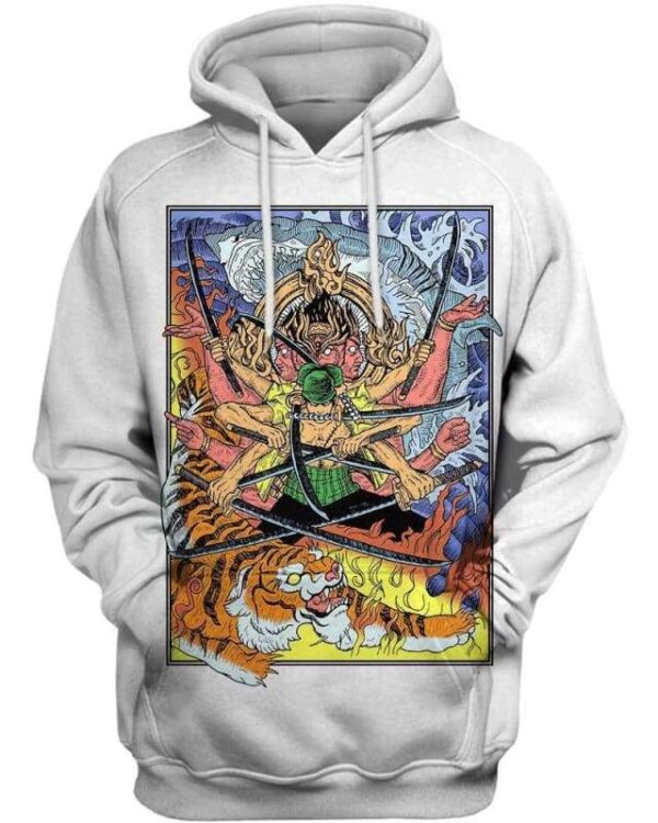 Pirate Hunter - All Over Apparel - Hoodie / S - www.secrettees.com