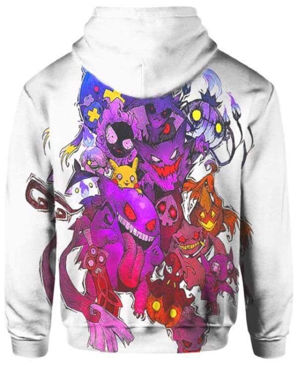 Pokemon Ghosts - All Over Apparel - www.secrettees.com