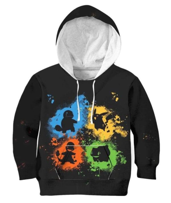 Pokesplach - All Over Apparel - Kid Hoodie / S - www.secrettees.com