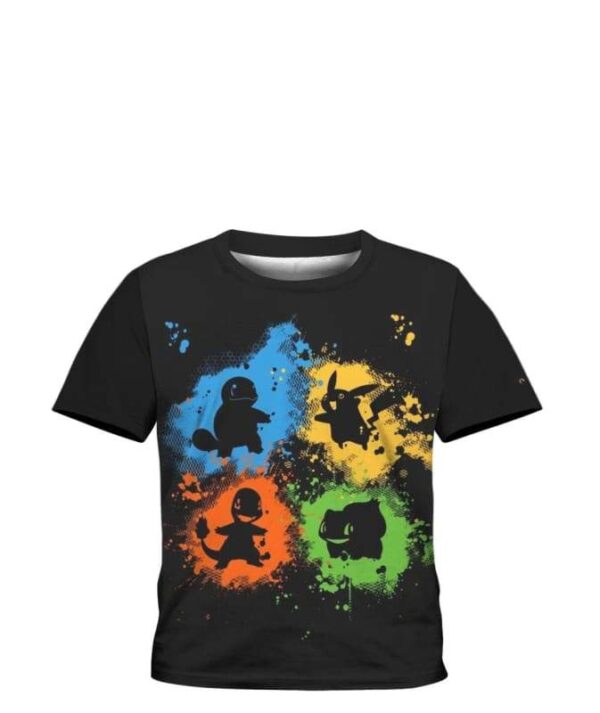 Pokesplach - All Over Apparel - Kid Tee / S - www.secrettees.com