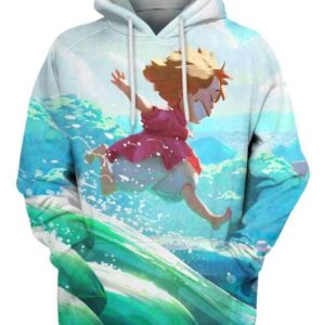 Ponyo - All Over Apparel - Hoodie / S - www.secrettees.com