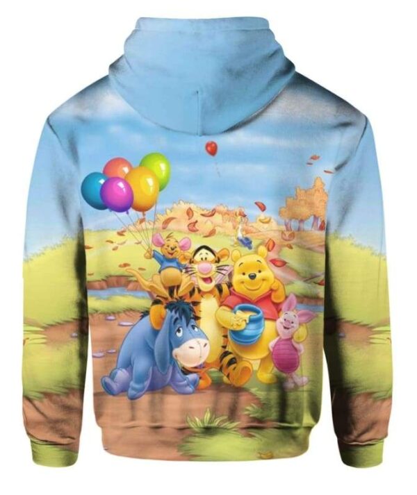 Pooh Balloon - All Over Apparel - www.secrettees.com