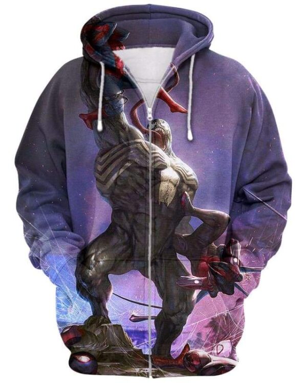 Power Dominator - All Over Apparel - Zip Hoodie / S - www.secrettees.com