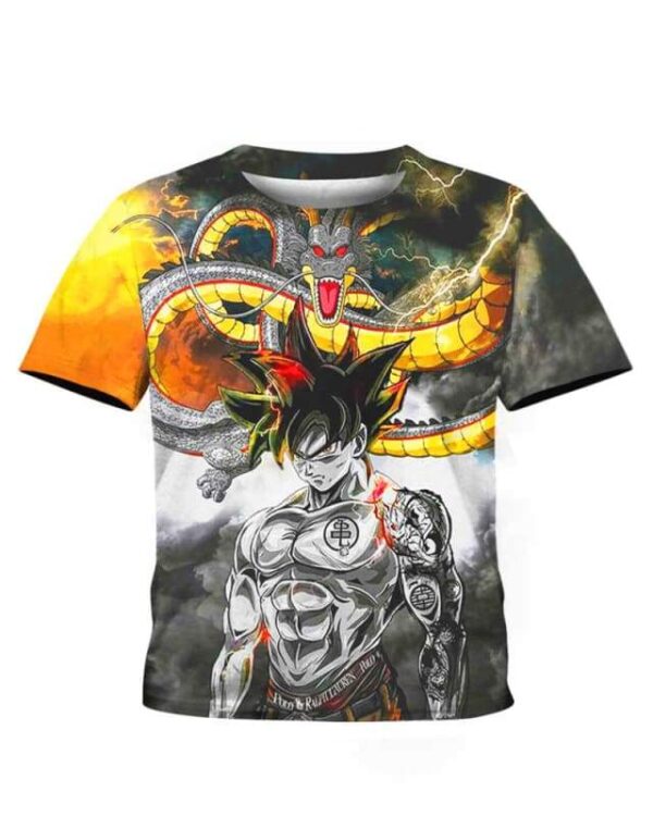 Power Of Dragon - All Over Apparel - www.secrettees.com