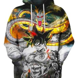 Power Of Dragon - All Over Apparel - Hoodie / S - www.secrettees.com