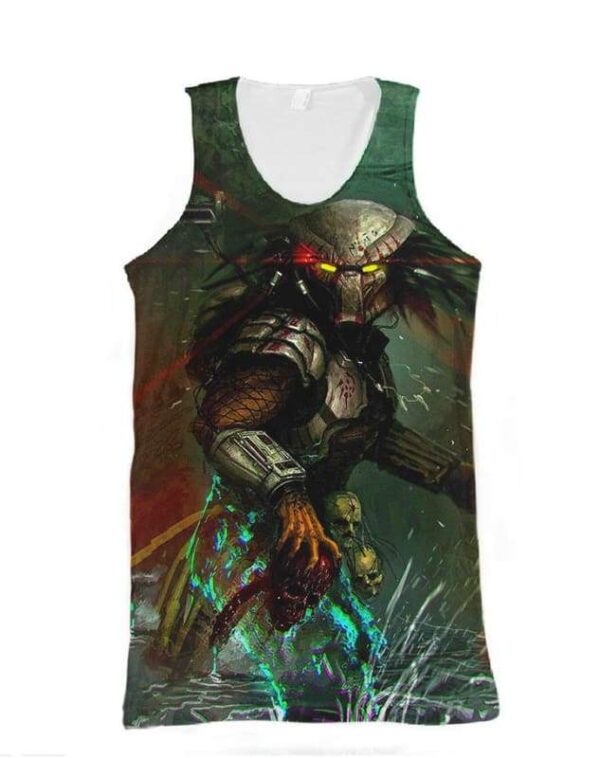 Predator Laser Hoodie T-shirt - All Over Apparel - Tank Top / S - www.secrettees.com