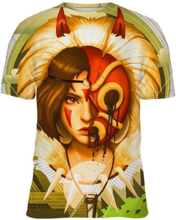 Princess Mononoke - All Over Apparel - Kid Tee / S - www.secrettees.com