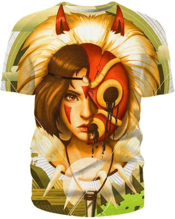 Princess Mononoke - All Over Apparel - T-Shirt / S - www.secrettees.com