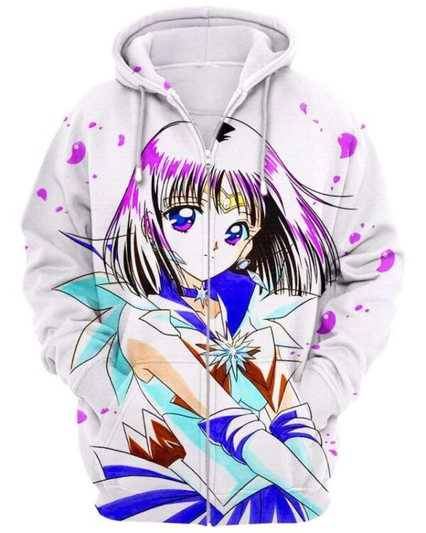 Purple Hair - All Over Apparel - Zip Hoodie / S - www.secrettees.com