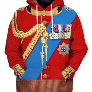 Queen Elizabeth Army Uniform Armed Forces - All Over Apparel - Hoodie / S - www.secrettees.com