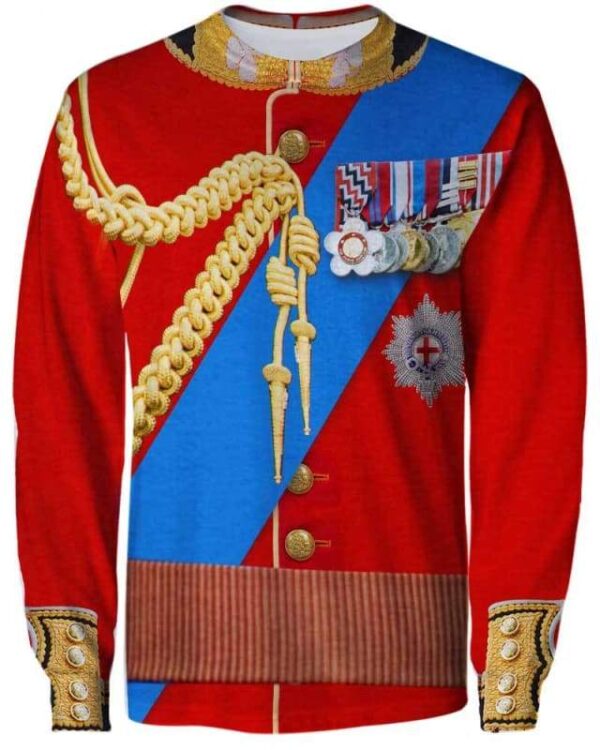 Queen Elizabeth Army Uniform Armed Forces - All Over Apparel - Sweatshirt / S - www.secrettees.com