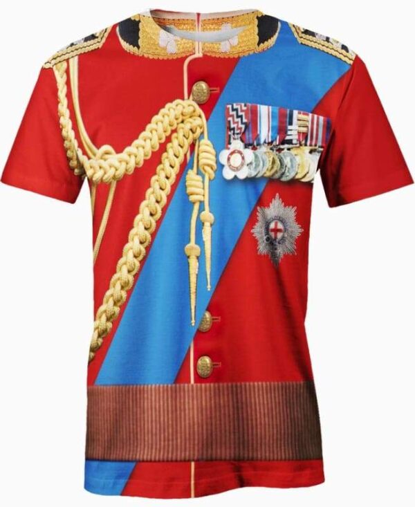 Queen Elizabeth Army Uniform Armed Forces - All Over Apparel - T-Shirt / S - www.secrettees.com