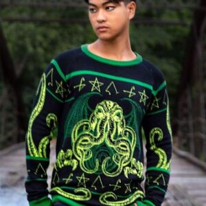 Rage of Cthulhu Halloween Sweater for Adults - woolen sweater - Woolen Sweater / S - www.secrettees.com