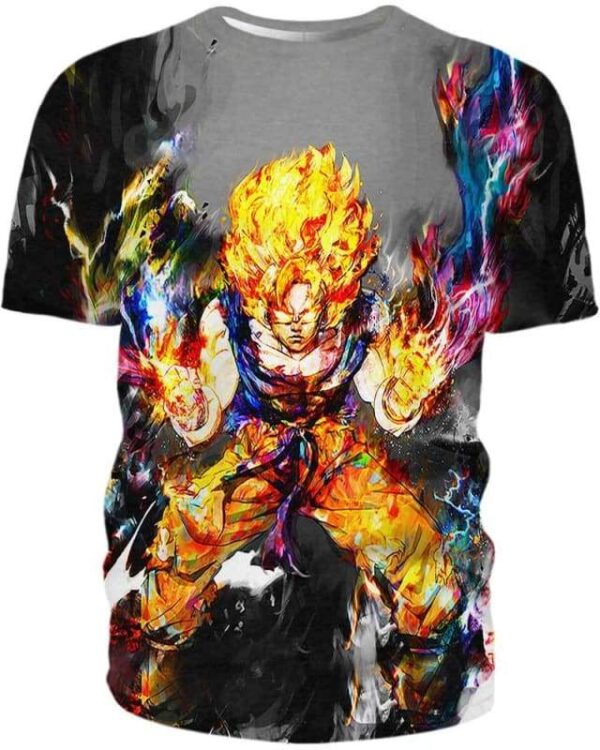 Rage Of Fire - All Over Apparel - T-Shirt / S - www.secrettees.com