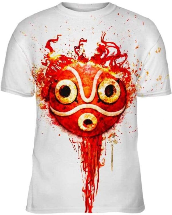 Red Mask - All Over Apparel - T-Shirt / S - www.secrettees.com