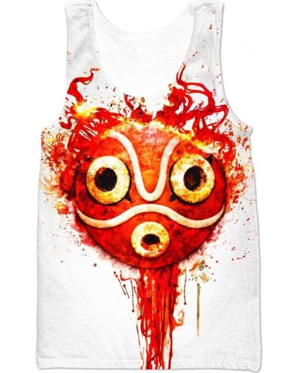 Red Mask - All Over Apparel - Tank Top / S - www.secrettees.com