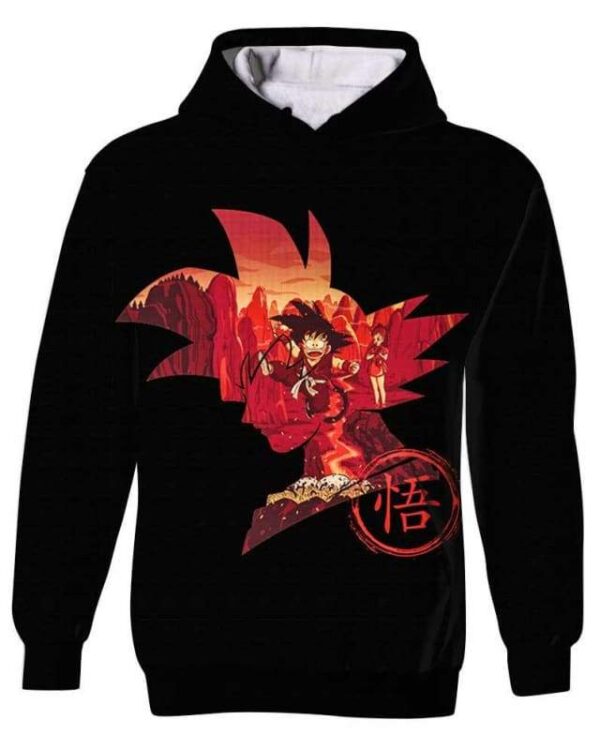 Red Memory - All Over Apparel - Kid Hoodie / S - www.secrettees.com