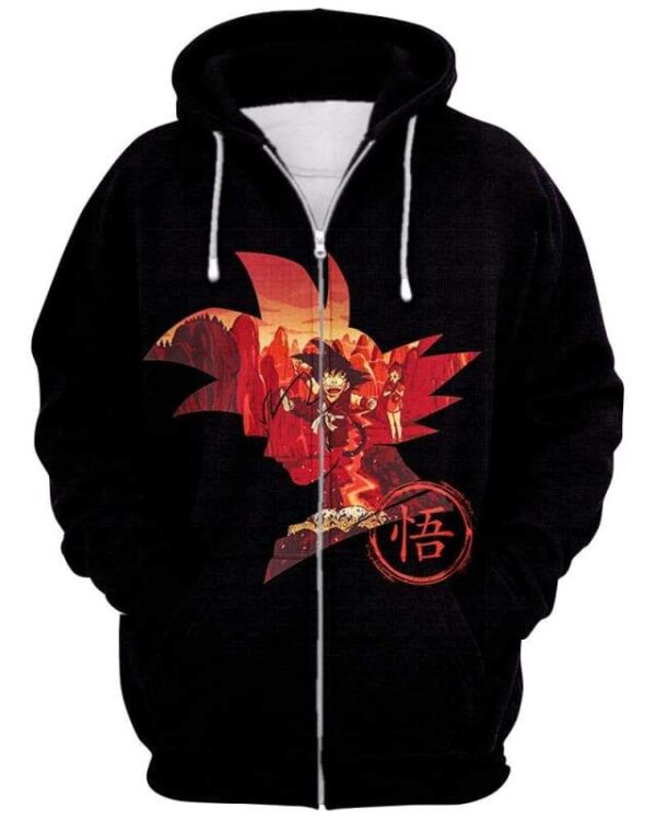 Red Memory - All Over Apparel - Zip Hoodie / S - www.secrettees.com