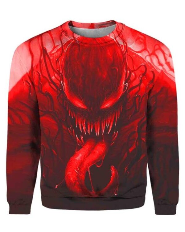Red Monster - All Over Apparel - Sweatshirt / S - www.secrettees.com