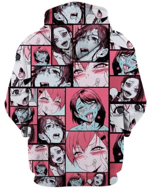 Retro Ahegao Collage - All Over Apparel - www.secrettees.com