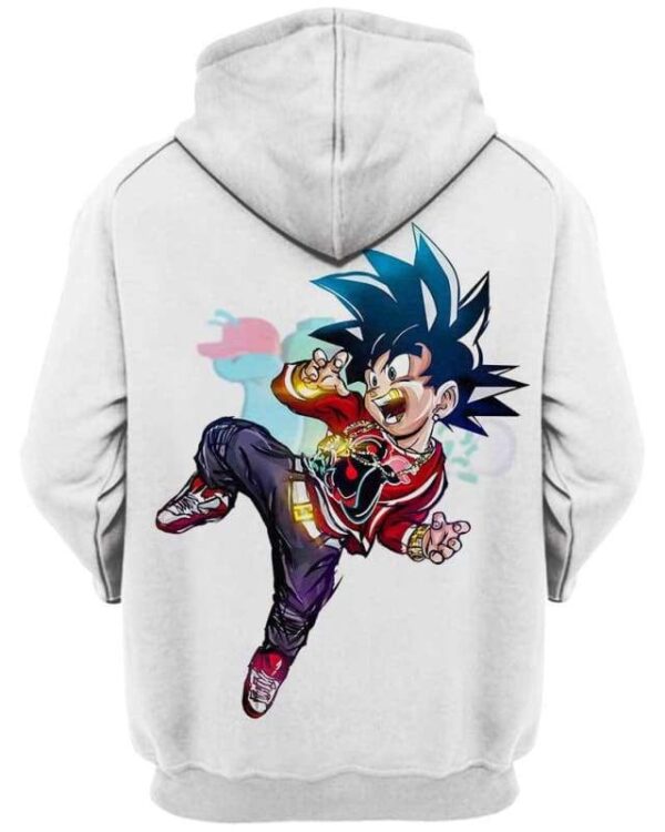 Rich Kid Goku - All Over Apparel - www.secrettees.com