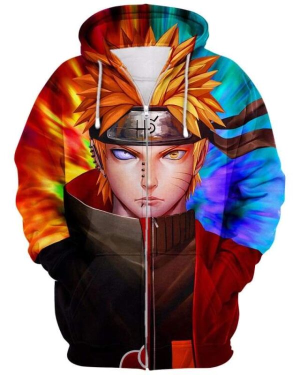 Rinnegan Eyes - All Over Apparel - Zip Hoodie / S - www.secrettees.com