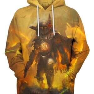 Predator on Fire Star War Alien 3D All-over Printed T-shirt Hoodie Sweater Tank.